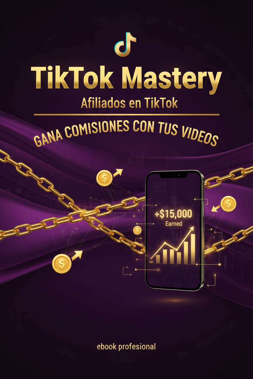 Portada eBook TikTok Mastery: Afiliados en TikTok